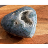 Blue Moss Agate Heart - Maganda Creations 