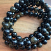 Golden Obsidian Bracelet - Maganda Creations 