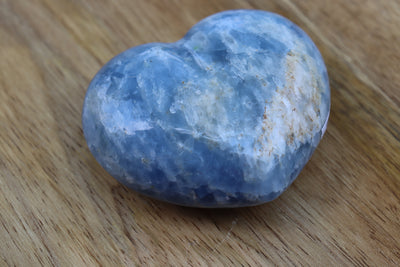 Blue Calcite Heart - Maganda Creations